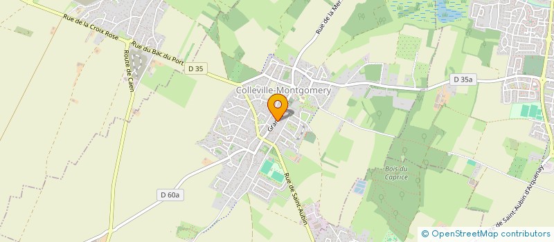 localisation de l'entreprise SCI PERVENCHE  COLLEVILLE-MONTGOMERY