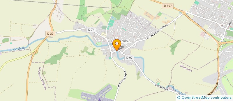 localisation de l'entreprise SCI PERVIN  CHAVENAY