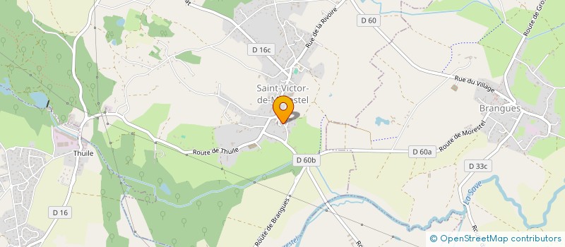 localisation de l'entreprise SCI PERY CMS  SAINT-VICTOR-DE-MORESTEL