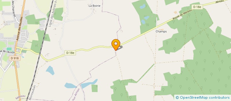 localisation de l'entreprise SCI PERY TREMBLAY à BRINAY