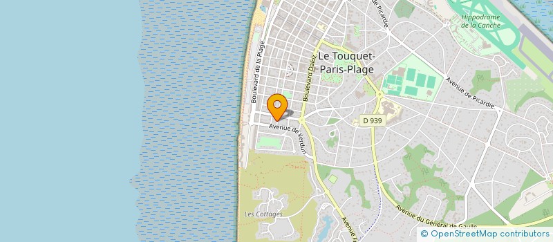 localisation de l'entreprise SCI PESAG à LE TOUQUET-PARIS-PLAGE