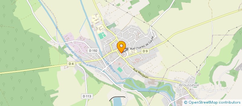 localisation de l'entreprise SCI PESCHAUD à WASSY
