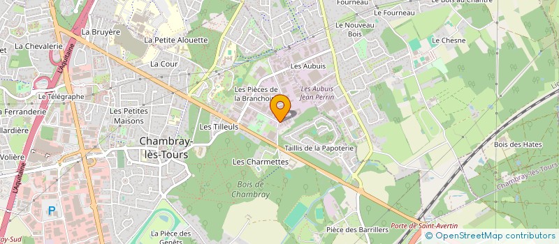 localisation de l'entreprise SCI PESCHER CHAMBRAY LES TOURS  CHAMBRAY-LES-TOURS