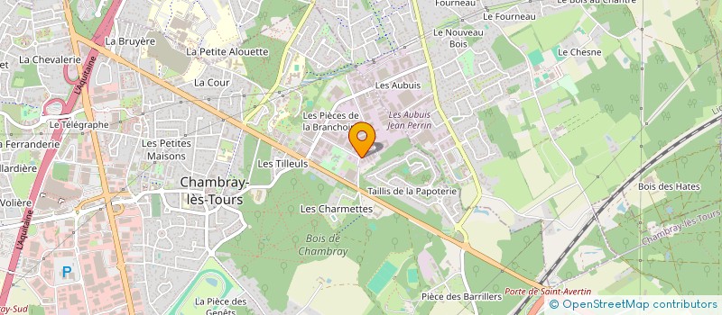 localisation de l'entreprise SCI PESCHER TOURS  CHAMBRAY-LES-TOURS