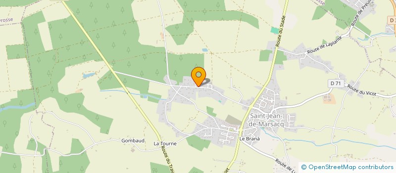 localisation de l'entreprise SCI PESCHKA  SAINT-JEAN-DE-MARSACQ