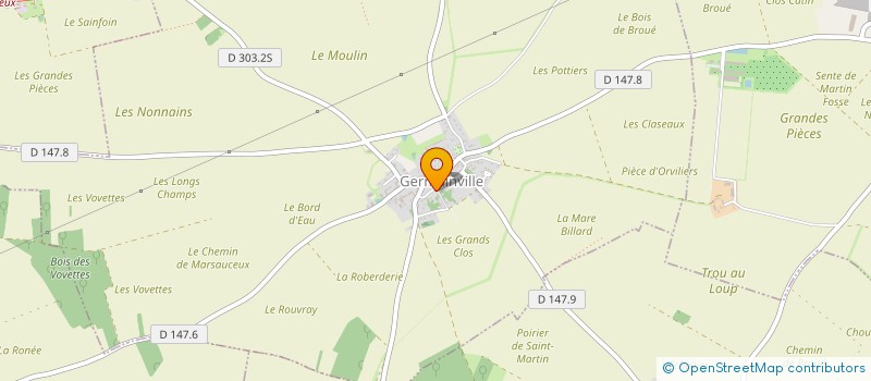 localisation de l'entreprise SCI PESE à GERMAINVILLE
