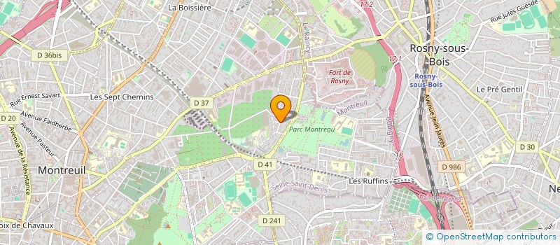 localisation de l'entreprise SCI PESIER à MONTREUIL