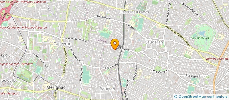 localisation de l'entreprise SCI PESIN  BORDEAUX