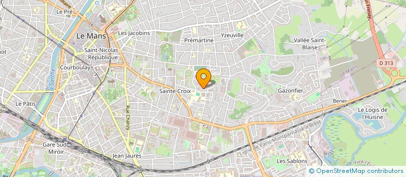 localisation de l'entreprise SCI PESP  LE MANS