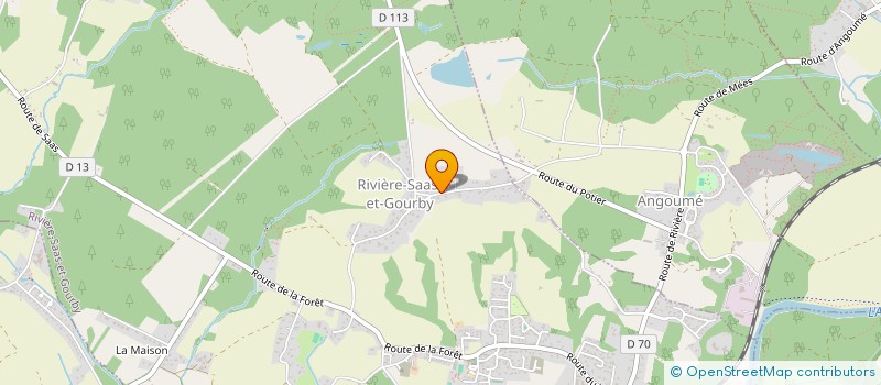 localisation de l'entreprise SCI PESQUE  RIVIERE-SAAS-ET-GOURBY