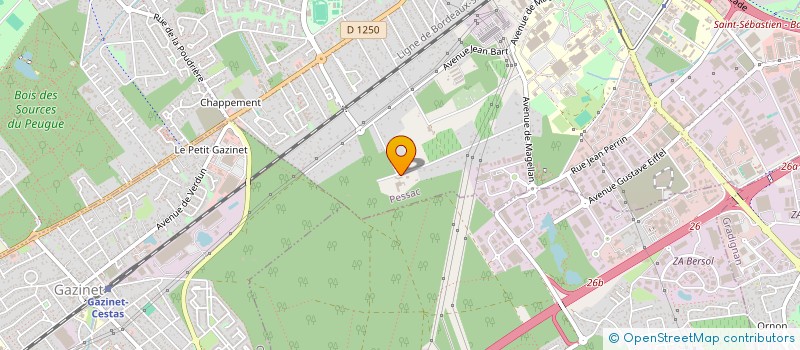 localisation de l'entreprise SCI PESSAC-SURCOUF  PESSAC