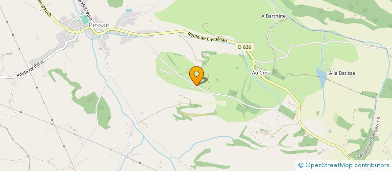 localisation de l'entreprise SCI PESSAN  PESSAN