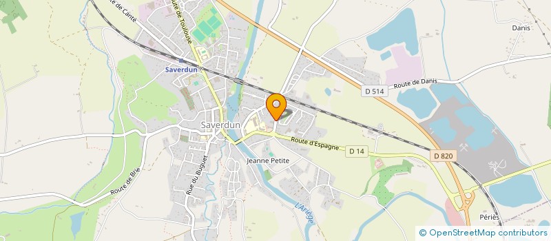 localisation de l'entreprise SCI PESSANT-NOGUEIRA à SAVERDUN