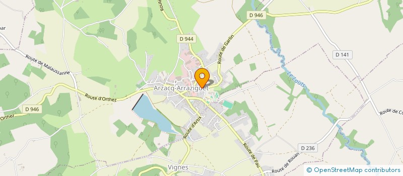 localisation de l'entreprise SCI PESSARAT  ARZACQ-ARRAZIGUET