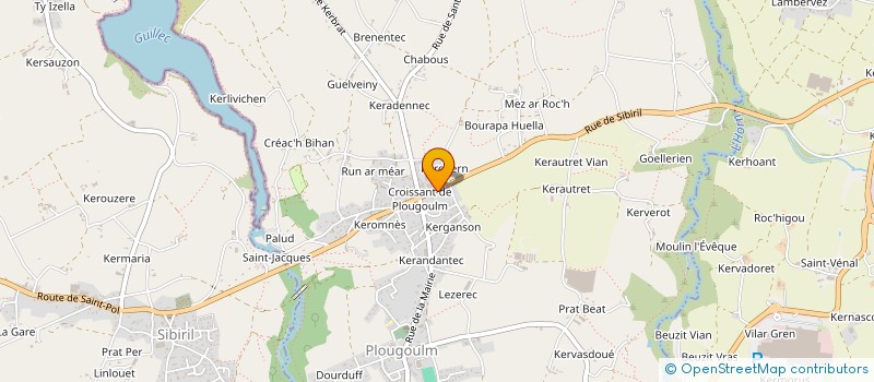 localisation de l'entreprise SCI PESSOA  PLOUGOULM