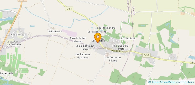 localisation de l'entreprise SCI PESSON-FERRAND  SELLES-SUR-CHER