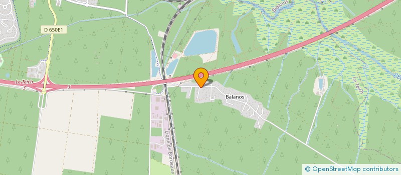 localisation de l'entreprise SCI PESSORIVAL  LE TEICH