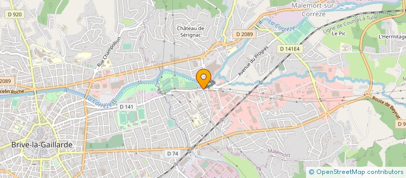 localisation de l'entreprise SCI PESTRE-JARRIGE  MALEMORT