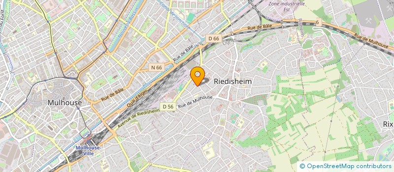 localisation de l'entreprise SCI PETALE  RIEDISHEIM