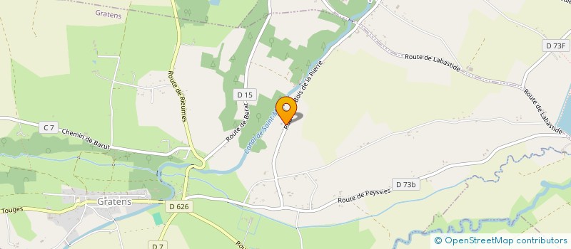 localisation de l'entreprise SCI PETALIA  GRATENS