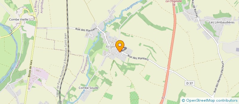 localisation de l'entreprise SCI PETE LEVRETTE  CHAMPNIERS