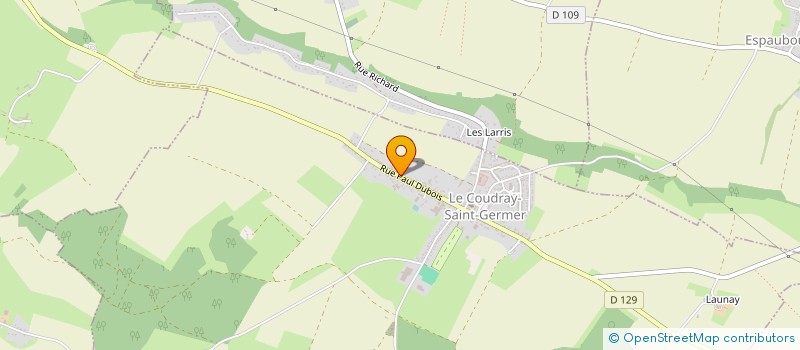 localisation de l'entreprise SCI PETEL B&S  LE COUDRAY-SAINT-GERMER