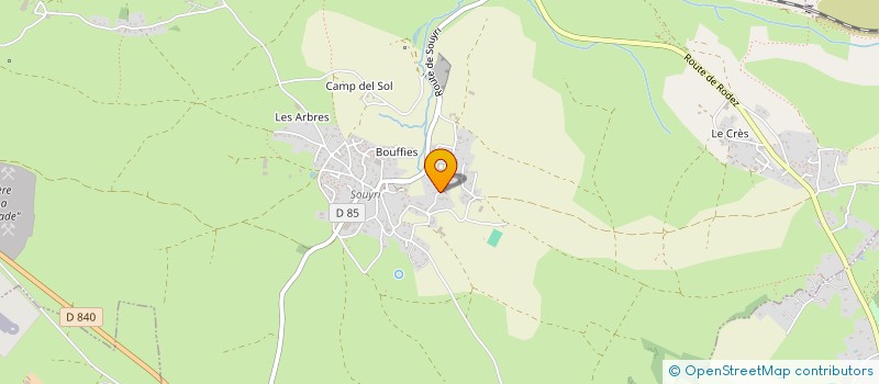 localisation de l'entreprise SCI PETER  SALLES-LA-SOURCE