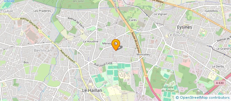 localisation de l'entreprise SCI PETER  EYSINES