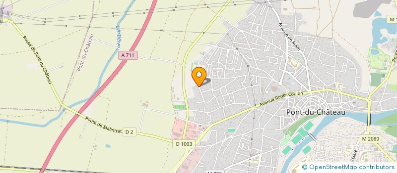 localisation de l'entreprise SCI PETER PAN  PONT-DU-CHATEAU