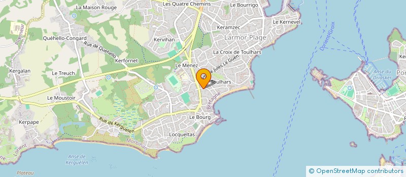 localisation de l'entreprise SCI PETER PAN  LARMOR-PLAGE