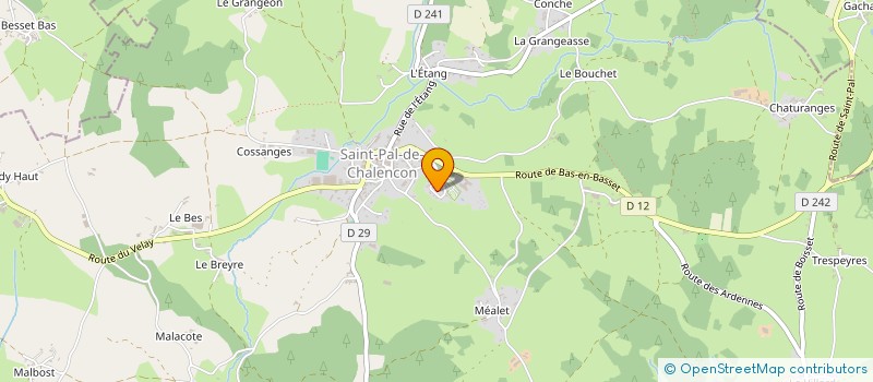 localisation de l'entreprise SCI PETER PHILIPPON SALET  CRAPONNE-SUR-ARZON