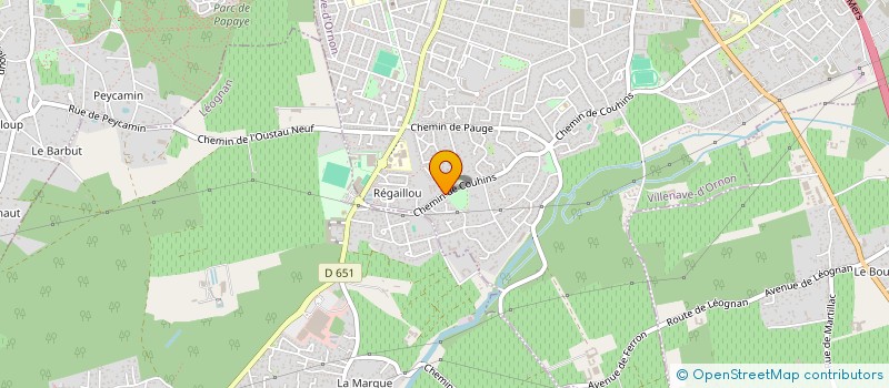 localisation de l'entreprise SCI PETERS  VILLENAVE-D'ORNON