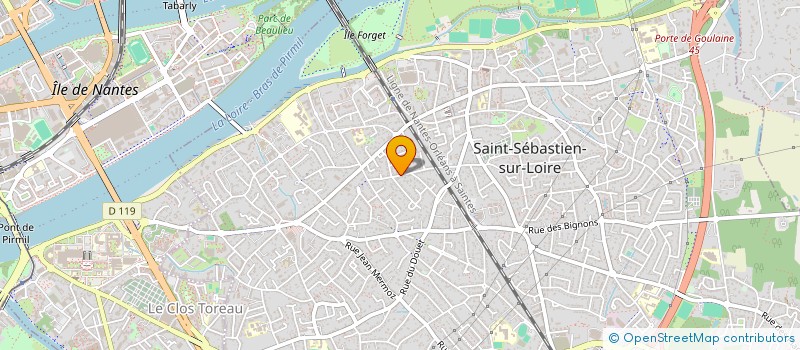 localisation de l'entreprise SCI PETIBON à SAINT-SEBASTIEN-SUR-LOIRE