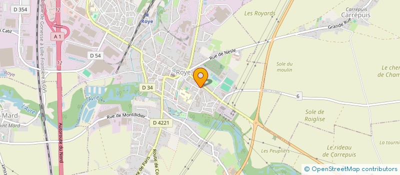 localisation de l'entreprise SCI PETIGNY MOURET  ROYE