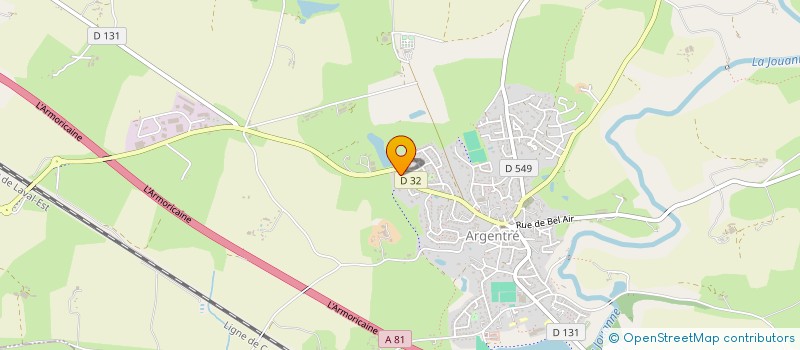 localisation de l'entreprise SCI PETILLE  BONCHAMP-LES-LAVAL