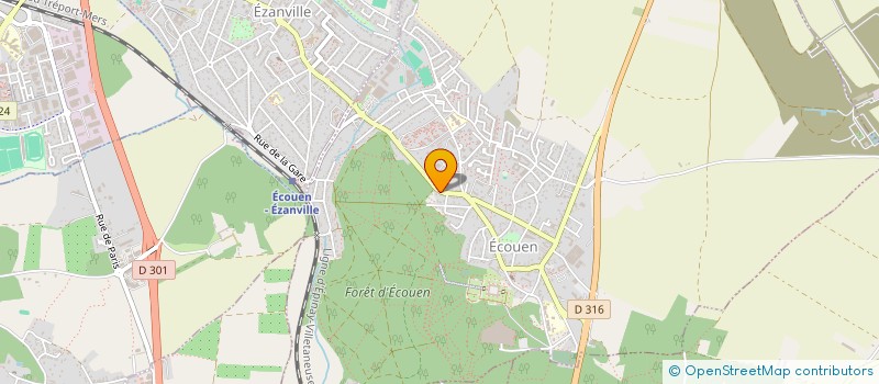 localisation de l'entreprise SCI PETILLON-GONNEAUD  ECOUEN