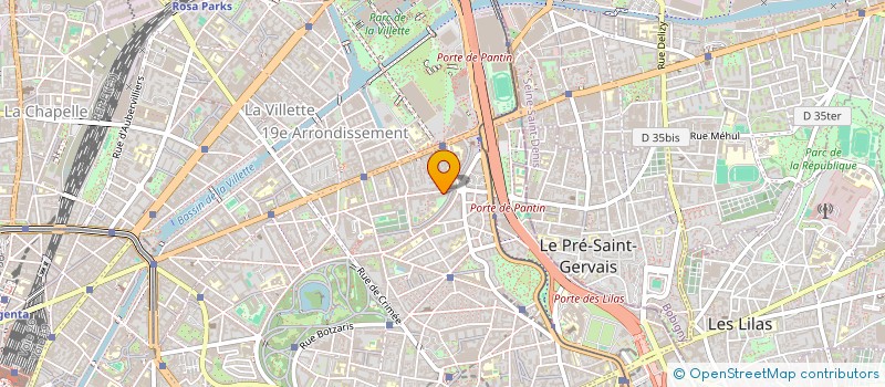 localisation de l'entreprise SCI PETIT 1  PARIS