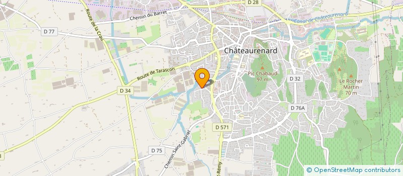 localisation de l'entreprise SCI PETIT à CHATEAURENARD