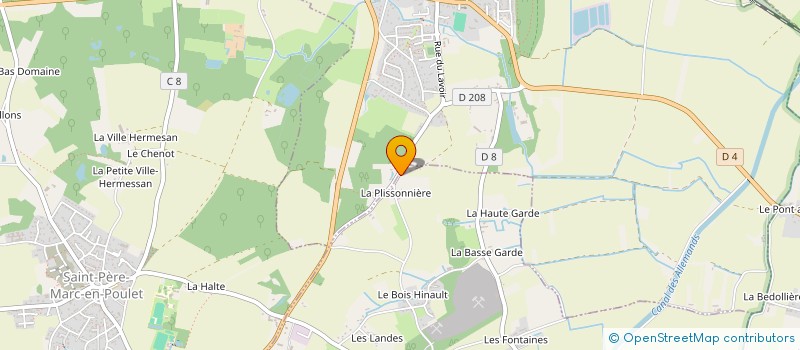 localisation de l'entreprise SCI PETIT  SAINT-GUINOUX