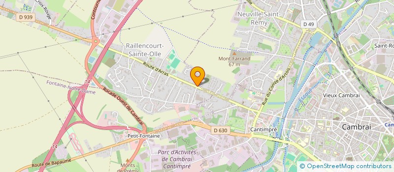 localisation de l'entreprise SCI PETIT  RAILLENCOURT-SAINTE-OLLE