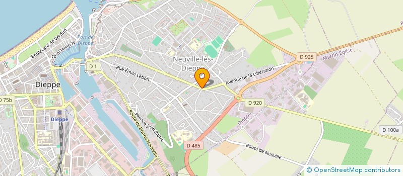 localisation de l'entreprise SCI PETIT  DIEPPE