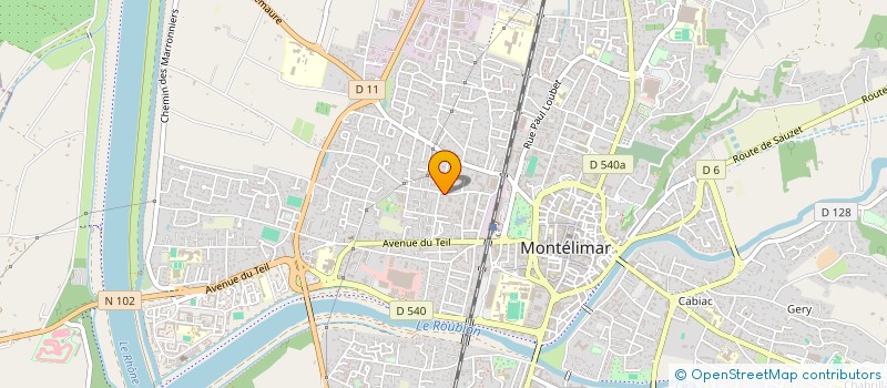 localisation de l'entreprise SCI PETIT ALEXIS à MONTELIMAR