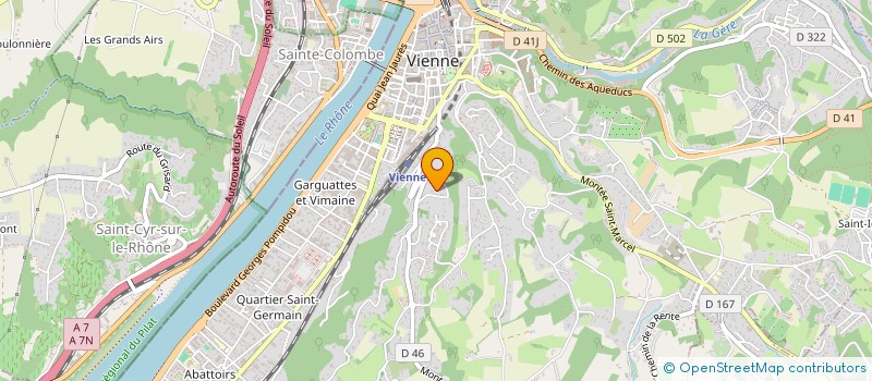 localisation de l'entreprise SCI PETIT BEL AIR  VILLETTE-DE-VIENNE