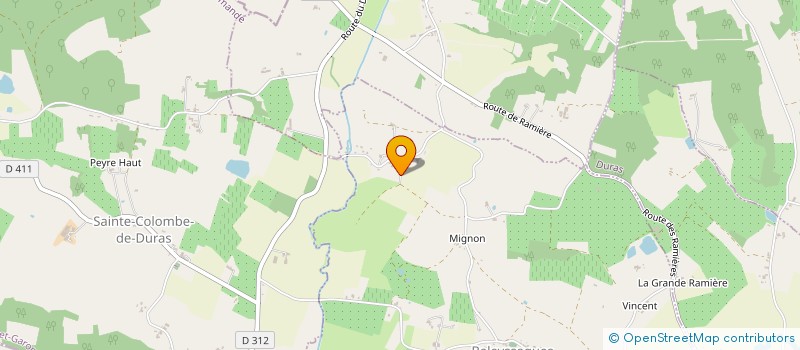 localisation de l'entreprise SCI PETIT BIREAUD  BALEYSSAGUES