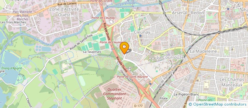 localisation de l'entreprise SCI PETIT BOIS  RENNES