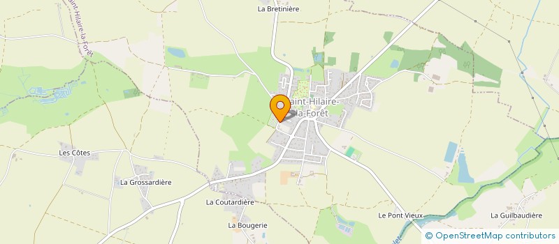 localisation de l'entreprise SCI PETIT BONHEUR  SAINT-HILAIRE-LA-FORET