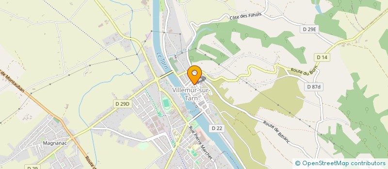 localisation de l'entreprise SCI PETIT BOUDHA  VILLEMUR-SUR-TARN