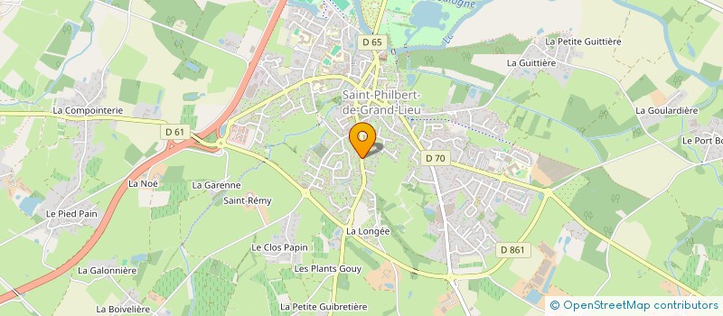 localisation de l'entreprise SCI PETIT BOURG  SAINT-PHILBERT-DE-GRAND-LIEU
