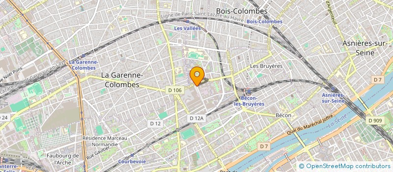 localisation de l'entreprise SCI PETIT CALVA à COURBEVOIE