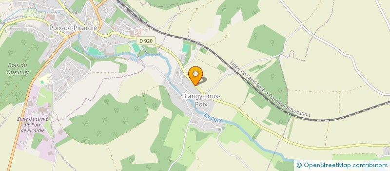 localisation de l'entreprise SCI PETIT CANADA  BLANGY-SOUS-POIX